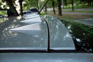 Спойлер на заднее стекло «козырёк» для Hyundai Solaris «2011+»