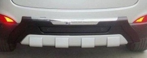 Накладка заднего бампера с хромом, "вставка" с надписью ix35 для HYUNDAI ix35 "10-/"14-