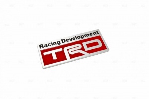 Шильд "TRD Racing Development" Для Toyota. Самоклеящийся, 1 шт.