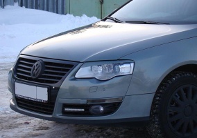 Реснички на фары для Volkswagen Passat B6 (2005-2010)