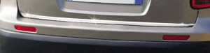 Накладка на нижнюю кромку крышки багажника для Nissan Qashqai «2007+» из нержавеющей стали