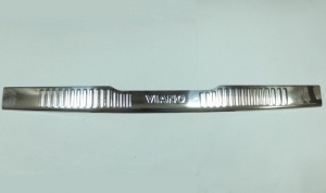 Накладка на порог заднего бампера, нерж., матированная для MERCEDES Viano "03-09"