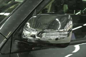 Накладки на зеркала для Toyota Land Cruiser 200/202 «2012+» "Chrome"