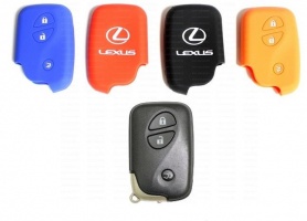 Силиконовый чехол на смарт-ключ Lexus | 3 кнопки