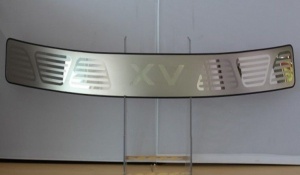 Накладка на задний бампер, нерж., с логотипом для SUBARU XV