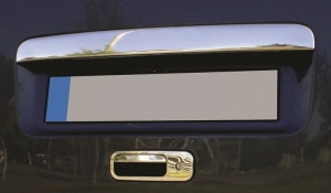 Накладка над номером на крышку багажника, нерж. «1 дверн.» для VW Caddy