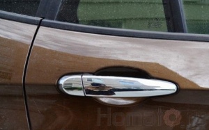 Накладки на дверные ручки внешние для BMW X3 "10-