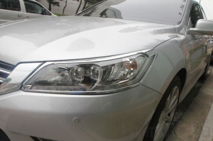 Хром молдинги передних фар для Honda Accord 9 2012+