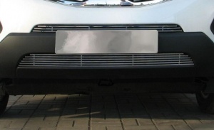 Решетки в бампер для Kia Sorento тип Grille (середина + низ)
