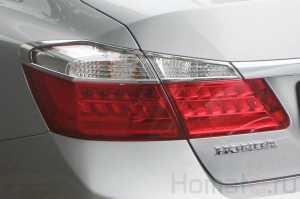 Хром молдинги задних фонарей для Honda Accord 9 2012+