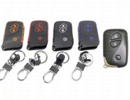 Чехол для смарт-ключа Lexus | 3 кнопки | с карабином
