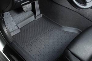 Резиновые коврики Nissan Tiida 2007-2015 | с высокими бортами | Seintex
