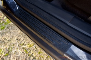 Накладки на внутренние пороги дверей для Opel Astra H универсал 2006-2012 | шагрень
