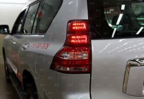 Задняя оптика для Toyota Land Cruiser Prado 150 Red/Clear