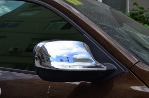 Накладки на зеркала, хром. для BMW X1 "09-11"