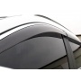 Премиум дефлекторы окон для Hyundai Tucson 4 2021+ короткая база | с молдингом из нержавейки