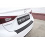 Накладка на задний бампер Mazda 3 2013+ (седан) | шагрень