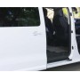 Накладки на внутренние пороги сдвижных дверей Peugeot Expert 2017+ | 2 штуки, шагрень