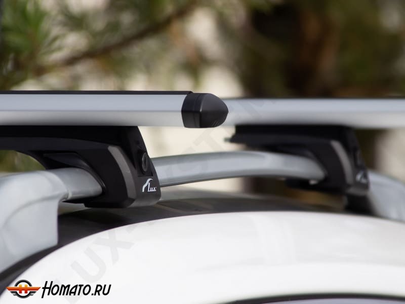 Багажник на крышу для SsangYong Rexton 3 (2012-2017) | на рейлинги | LUX Классик и LUX Элегант