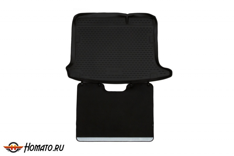 Коврик багажника RENAULT Sandero/Sandero Stepway 2014- хэтчбек / Рено Сандеро | с функцией защиты бампера