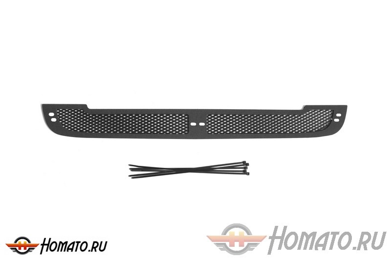 Защитная сетка решетки переднего бампера Lada Приора (2012-2013) (седан,универсал,хэтчбэк) | шагрень