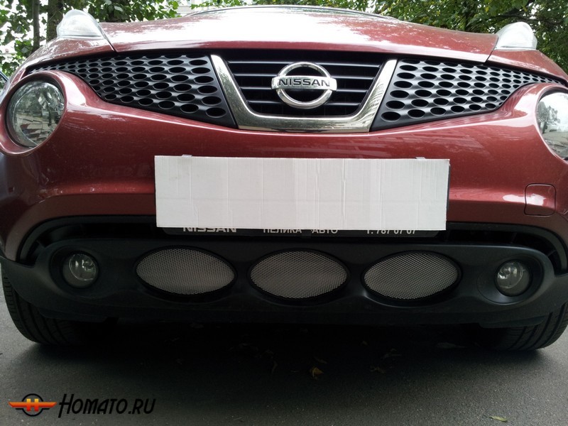 Защита радиатора для Nissan Juke (2010-2014) дорестайл | Стандарт