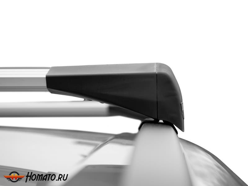 Багажник для Renault Koleos 2017+ | на штатные низкие рейлинги | LUX Bridge