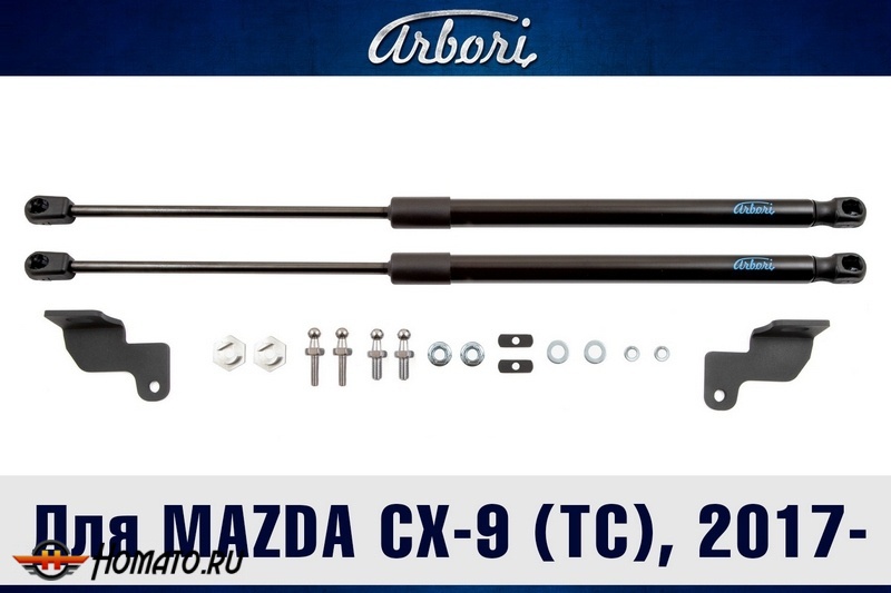Упоры капота MAZDA СХ-9 (TC) 2017- | 2 амортизатора | Arbori