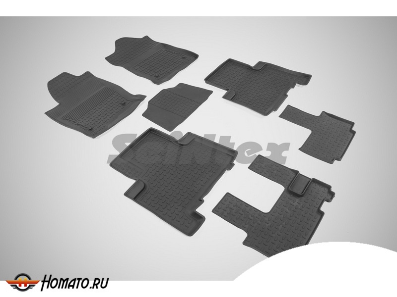 Резиновые коврики Haval H9 2015- | с высокими бортами | Seintex