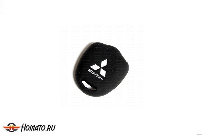 Силиконовый чехол на стандартный ключ Mitsubishi | 3 кнопки