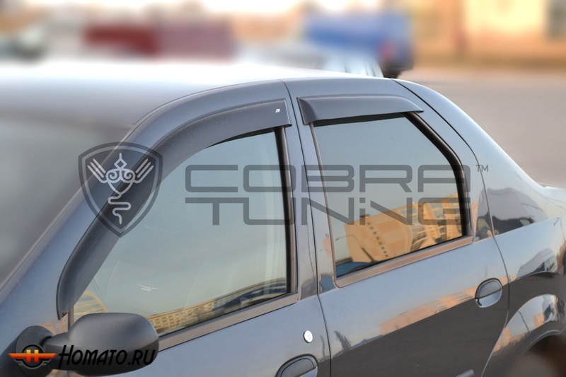 Дефлекторы окон Renault Logan 1 2004-2013 | Cobra
