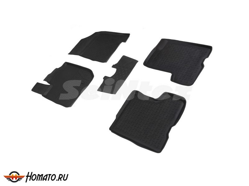 Резиновые коврики Lada X-Ray 2016- | с высокими бортами | Seintex