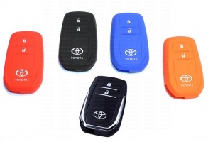 Чехол из силикона на смарт-ключ Toyota | 2 кнопки