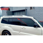 Дефлекторы Mitsubishi Pajero 4 2007+/2011+/2014+ | премиум, плоские, 2D