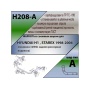 Фаркоп HYUNDAI H1 / STAREX (2WD, задняя рессорная подвеска) 1998-2004 | шар A | Лидер Плюс | H208-A