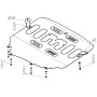 Защита картера Gac GS3 2024- | двигатель + КПП, 1,5 мм, сталь | АвтоСтандарт | 57805