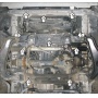 Защита картера Toyota Hiace 2004-2019 | двигатель + передний дифференциал + радиатор, 3 мм, сталь | MOTODOR | 12515