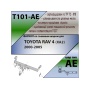 Фаркоп TOYOTA RAV 4 (XA20) 2000-2005 | шар AE | Лидер Плюс | T101-AE