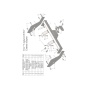 Фаркоп ГАЗель 2705 (кроме 4WD без снятия запасного колеса) | шар F - кованый | Лидер Плюс | T-GAZ-01F
