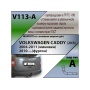 Фаркоп VOLKSWAGEN CADDY 3 2004-2015 | шар A | Лидер Плюс | V113-A