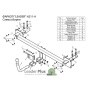 Фаркоп HYUNDAI SONATA (NF) (седан) 2004-2010 | шар A | Лидер Плюс | H211-A