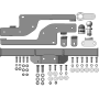 Фаркоп Renault Master 2010-2014 | шар FE - оцинкованный, нагрузка 100/3000 | MOTODOR | 91716-FE