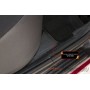 Накладки на ковролин порогов Lada Largus 12+ / Renault Sandero 09-13 / Sandero Stepway 09-13 | шагрень