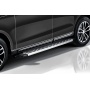 Пороги алюминиевые Mitsubishi Outlander 3 (2012-2022) | Slitkoff