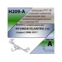 Фаркоп HYUNDAI ELANTRA (HD) (седан) 2006-2011 | шар A | Лидер Плюс | H209-A