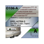 Фаркоп OPEL ASTRA G (хетчбек 3/5 дв., седан) 1998-2004 | шар A | Лидер Плюс | O106-A