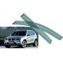 Дефлекторы боковых окон с хромированным молдингом, OEM Style для BMW X3