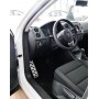 Накладка под левую ногу для Skoda Yeti / Octavia A5 / VW Tiguan | нержавейка + силиконовые вставки