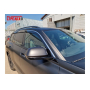 Дефлекторы Audi Q6 2023+ | с хром молдингом, из 6 частей, премиум, плоские, 2D