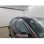 Дефлекторы Шевроле Круз хэтчбек 2009-2015 | с хром молдингом, из 6 частей, премиум, плоские, 2D